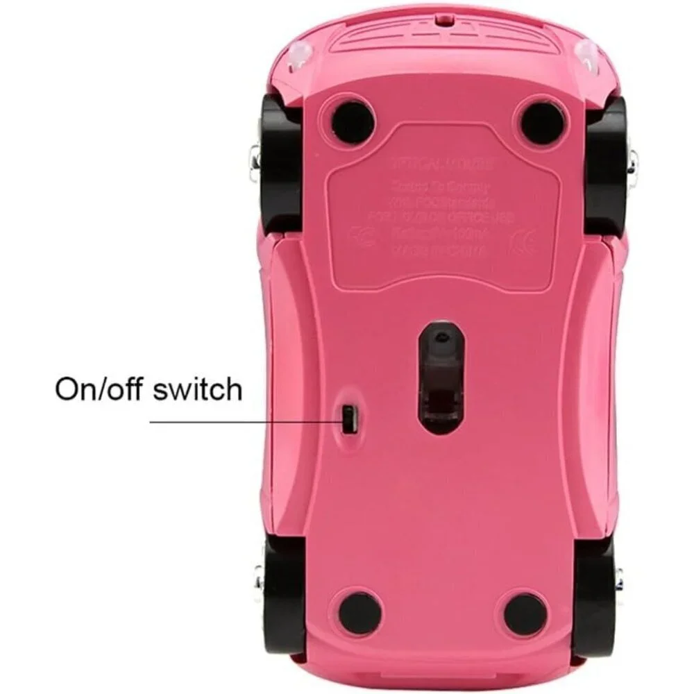 ✨Mouse Wireless 2.4GHz Car Shaped Cool 3D Ergonomic Optical Gaming Mice Laptop